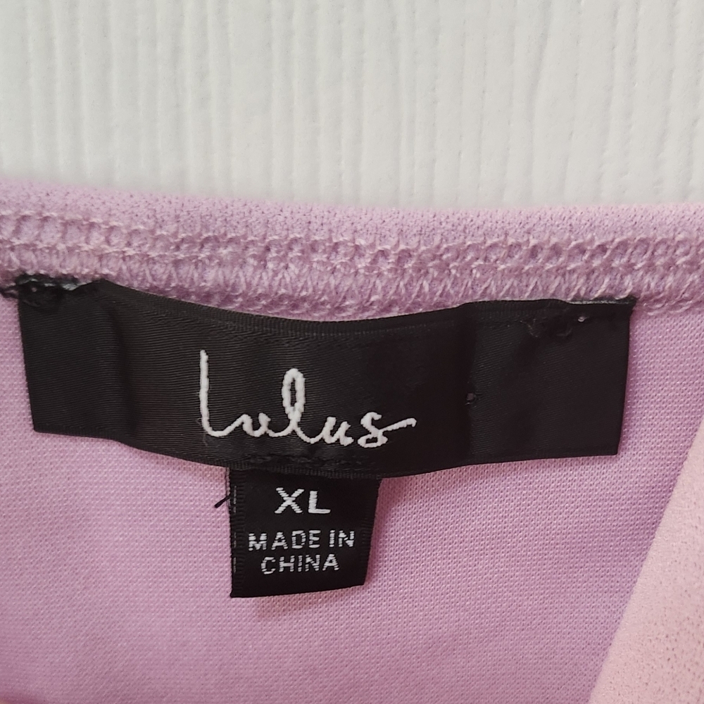 Lulus Forever Your Girl Mauve Body Con Mini Dress. Sz XL - Picture 7 of 10